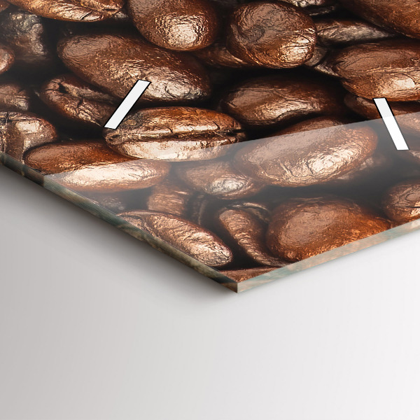 Vertical wall clock Coffee beans