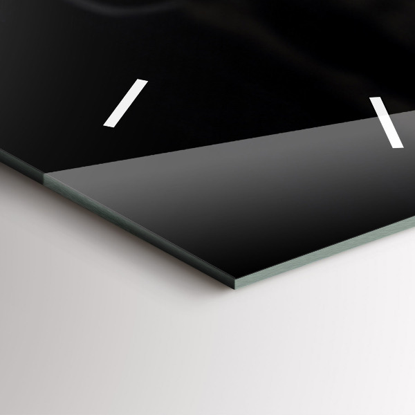 Vertical wall clock Cup and coffee beans