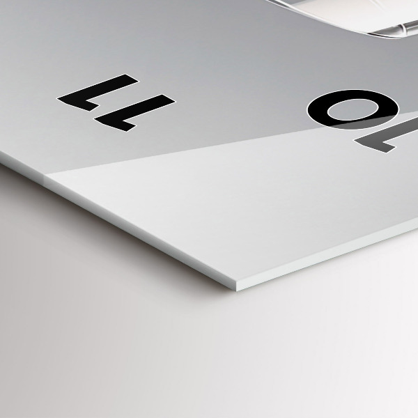 Vertical wall clock A glass of red wine