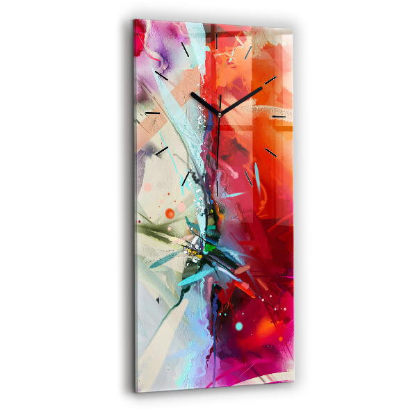 Vertical wall clock Rows of spices