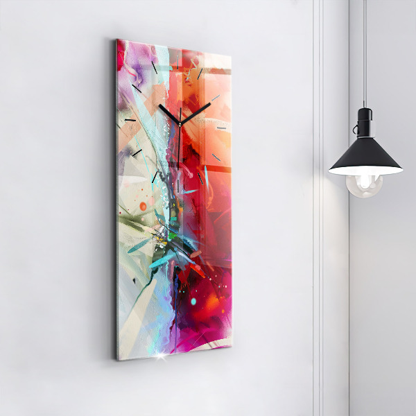 Vertical wall clock Rows of spices