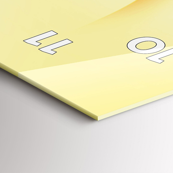 Vertical wall clock Abstraction waves