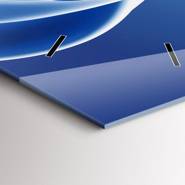 Vertical wall clock Liquid abstraction