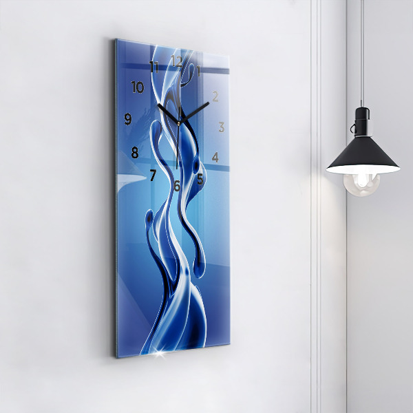 Vertical wall clock Liquid abstraction