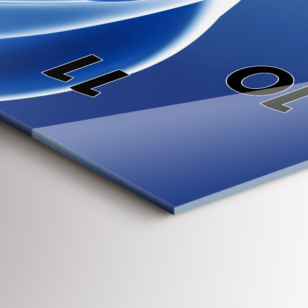 Vertical wall clock Liquid abstraction