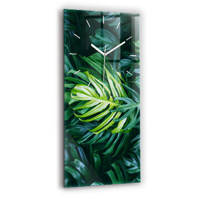 Vertical wall clock The Tropical Side of Nature