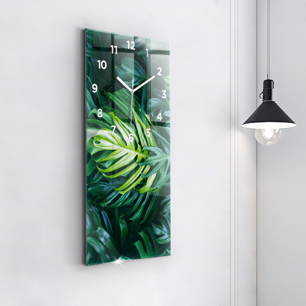 Vertical wall clock The Tropical Side of Nature
