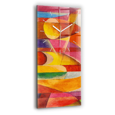 Vertical wall clock Art Decoration Abstraction