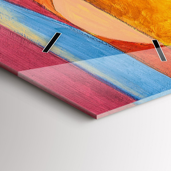 Vertical wall clock Art Decoration Abstraction