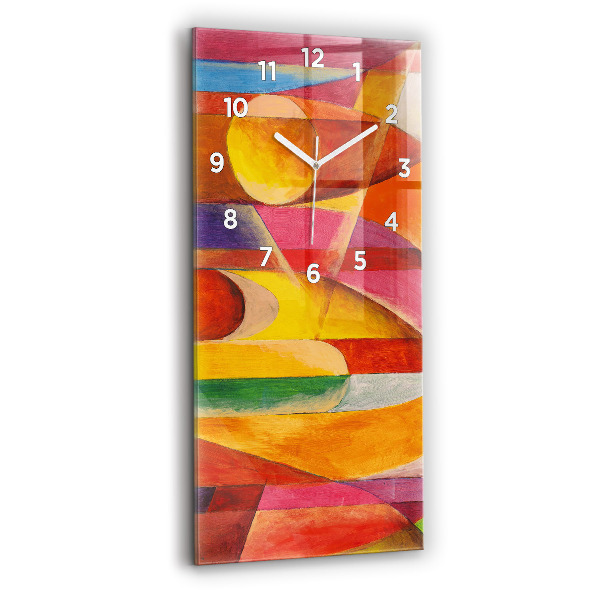 Vertical wall clock Art Decoration Abstraction