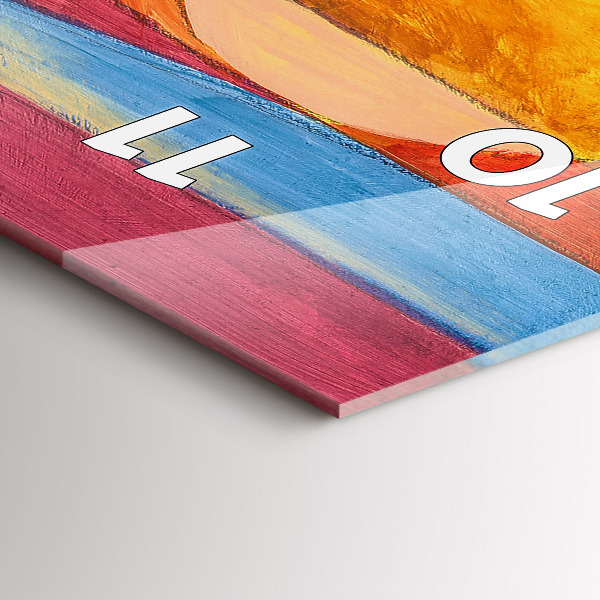 Vertical wall clock Art Decoration Abstraction