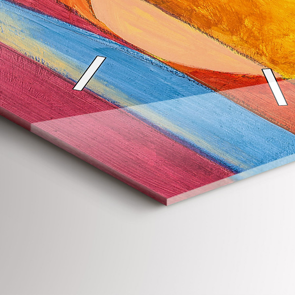 Vertical wall clock Art Decoration Abstraction