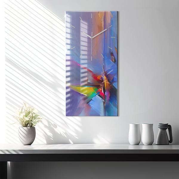 Vertical wall clock Seascape