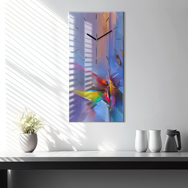 Vertical wall clock Seascape