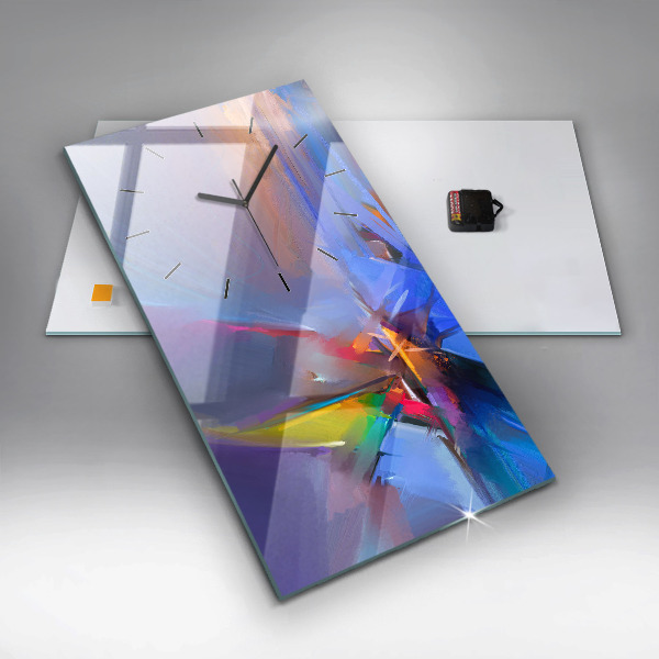 Vertical wall clock Seascape