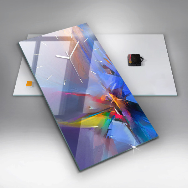 Vertical wall clock Seascape