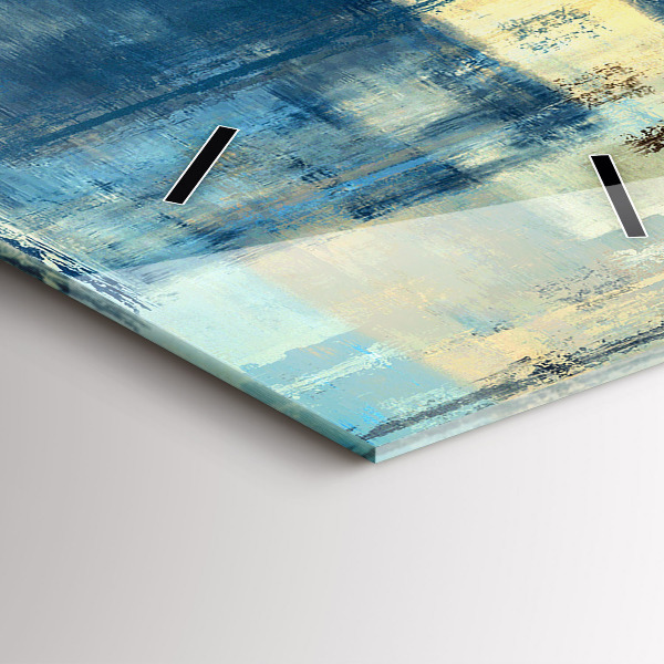 Vertical wall clock Colorful background - abstract