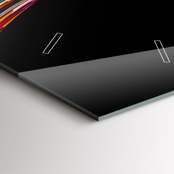 Vertical wall clock Emotional art