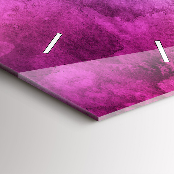 Vertical wall clock Colored Spots