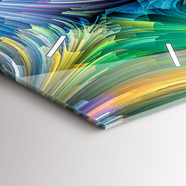 Vertical wall clock Abstraction hall