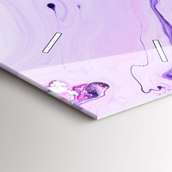 Vertical wall clock Colorful background