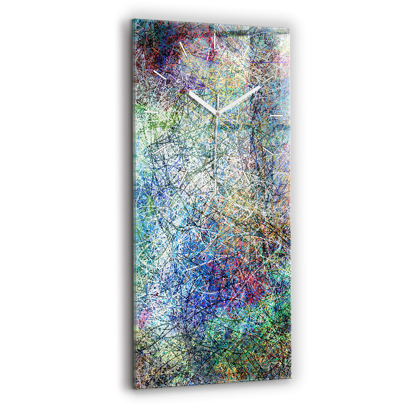 Vertical wall clock Abstraction - Emotions
