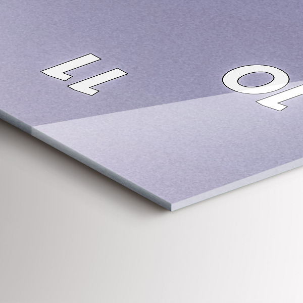 Vertical wall clock Abstraction sun