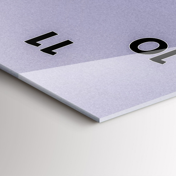 Vertical wall clock Abstraction sun