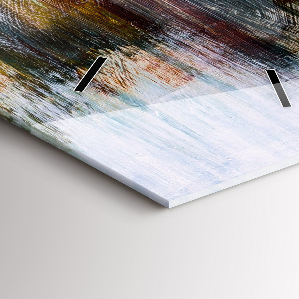 Vertical wall clock Abstraction