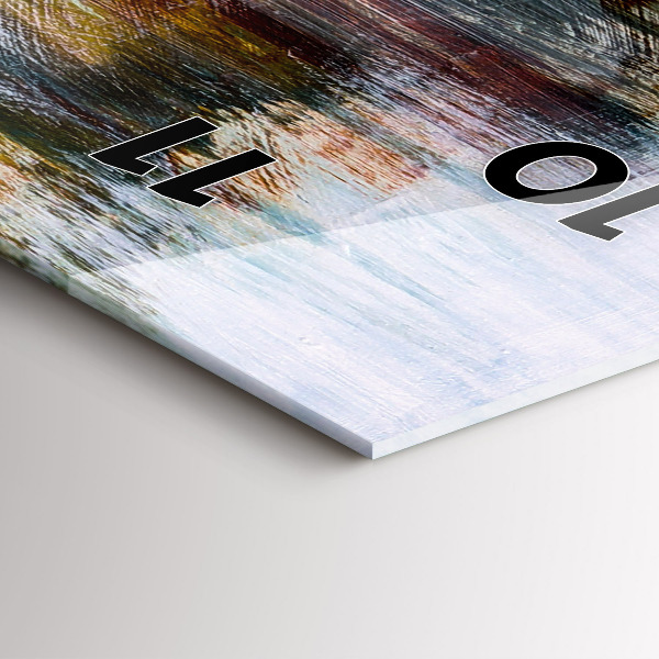 Vertical wall clock Abstraction