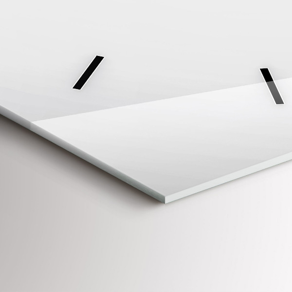 Vertical wall clock Abstract lines