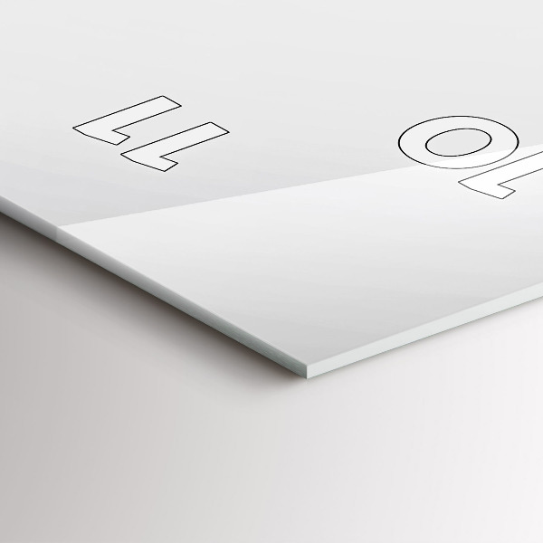 Vertical wall clock Abstract lines