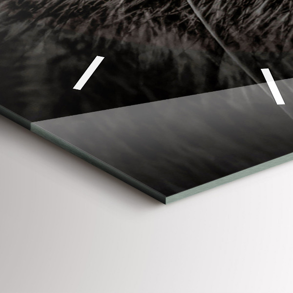 Vertical wall clock Scottish Fold Dog and Cat