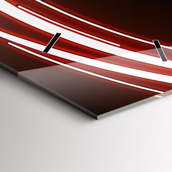 Vertical wall clock Cat with red eyes