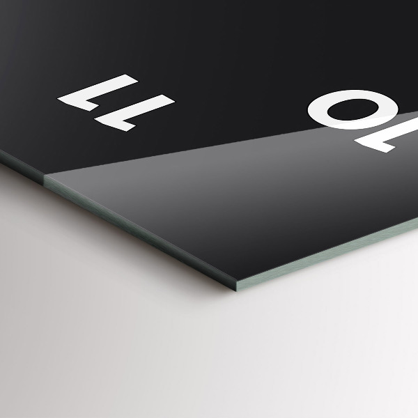 Vertical wall clock Moon phases