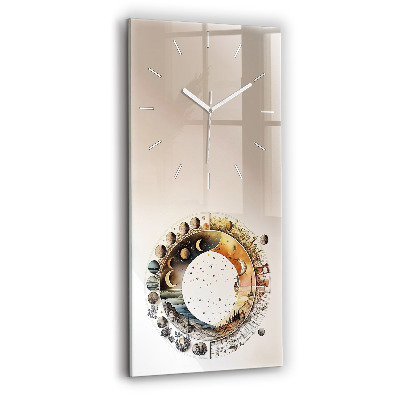 Vertical wall clock Astronomy clock