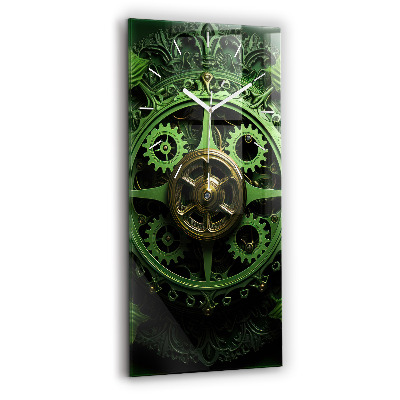 Vertical wall clock Green mechanism