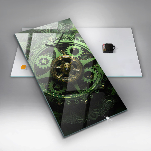 Vertical wall clock Green mechanism