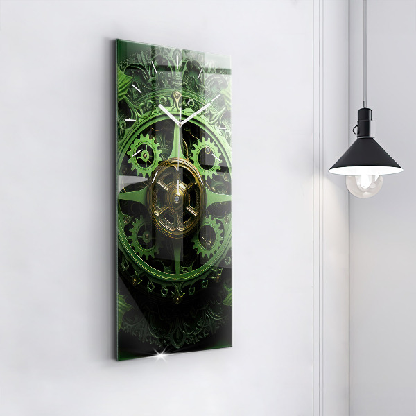 Vertical wall clock Green mechanism