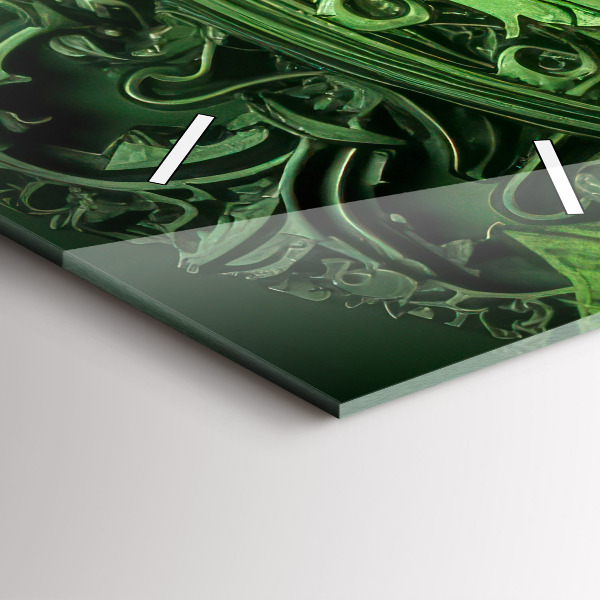 Vertical wall clock Green mechanism