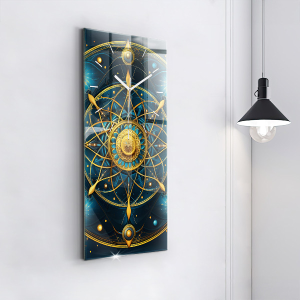 Vertical wall clock Horoscope clock