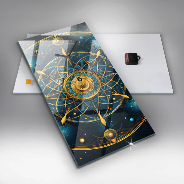 Vertical wall clock Horoscope clock