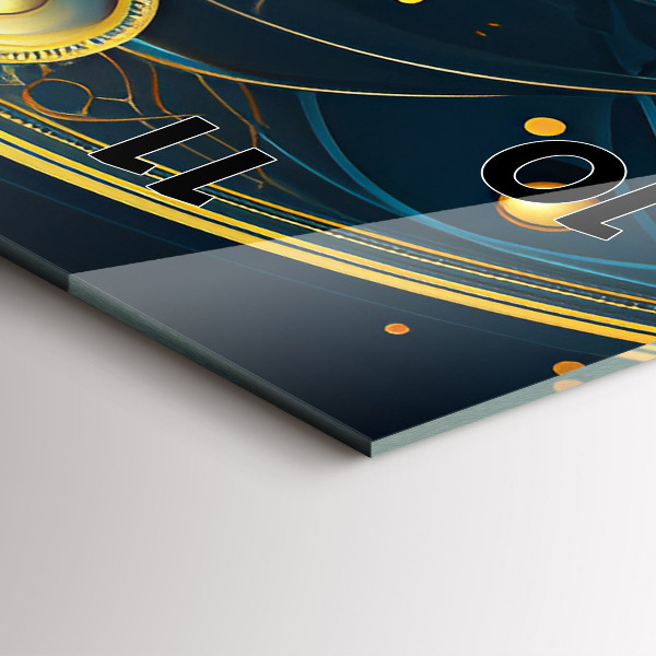 Vertical wall clock Horoscope clock