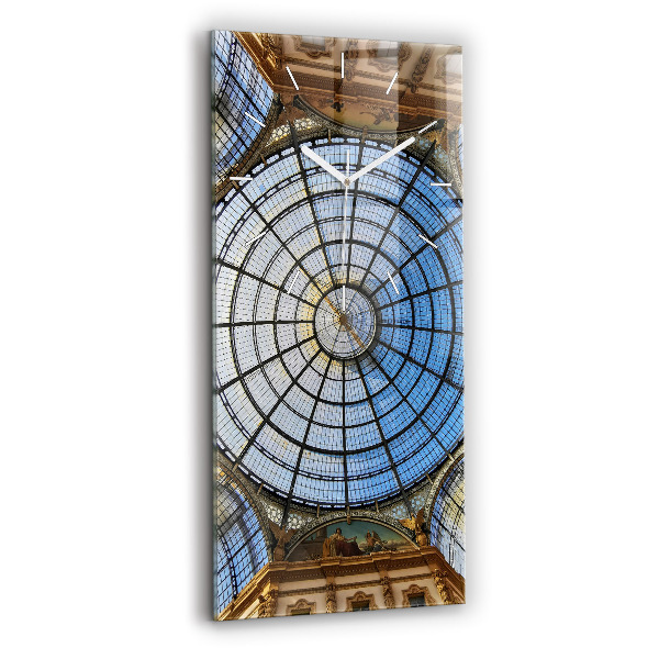 Vertical wall clock Shopping mall in Milan