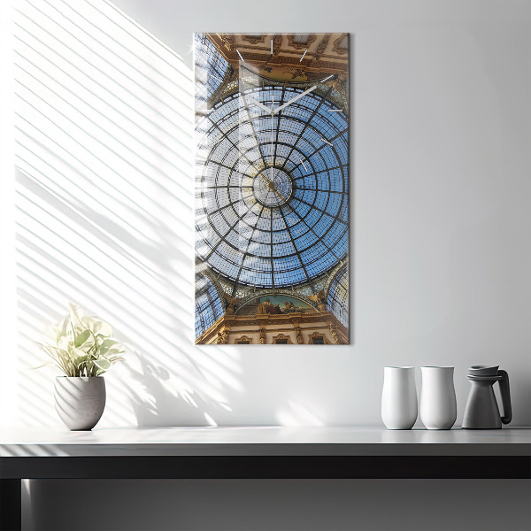 Vertical wall clock Shopping mall in Milan