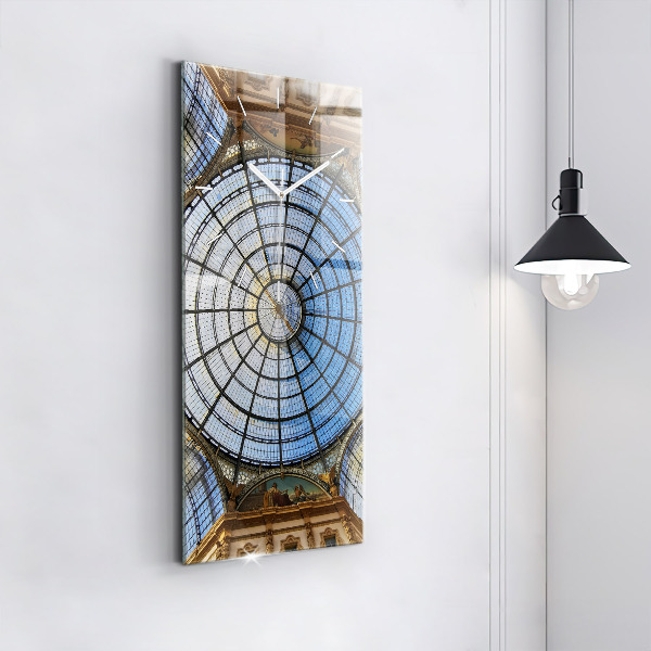 Vertical wall clock Shopping mall in Milan