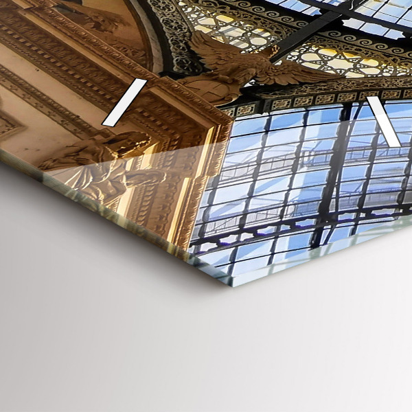 Vertical wall clock Shopping mall in Milan