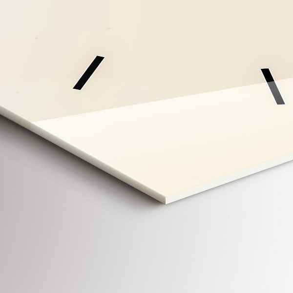 Vertical wall clock Man with a beard