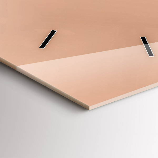 Vertical wall clock Flamingo illustration