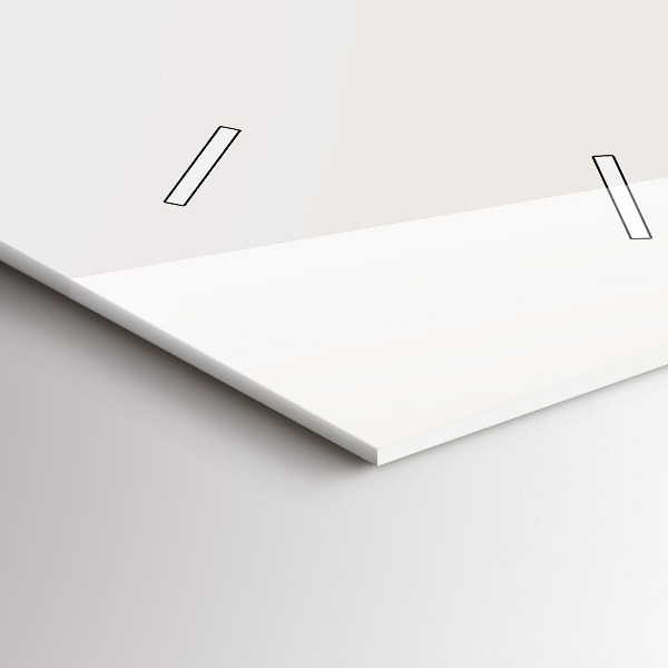 Vertical wall clock painted portrait of a tiger